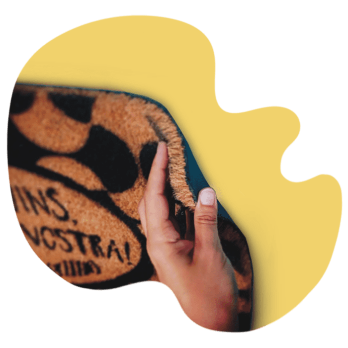 Felpudo VILANOVINS, LA CASA ÉS VOSTRA!