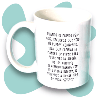 Taza COLOREA EL MUNDO