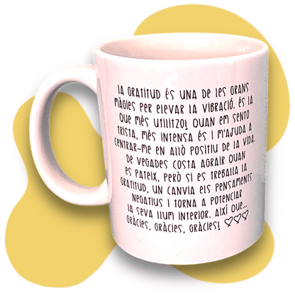 Taza GRACIAS, GRACIAS, GRACIAS