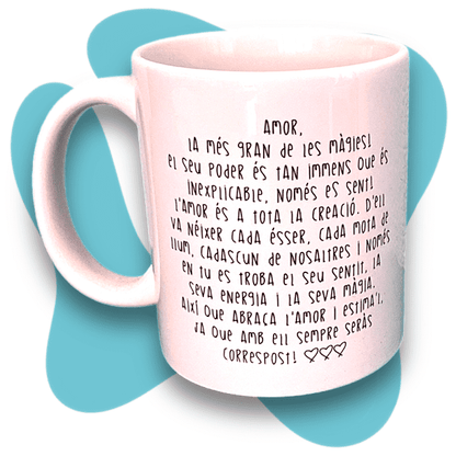 Taza ¡TEAMO, AMOR!