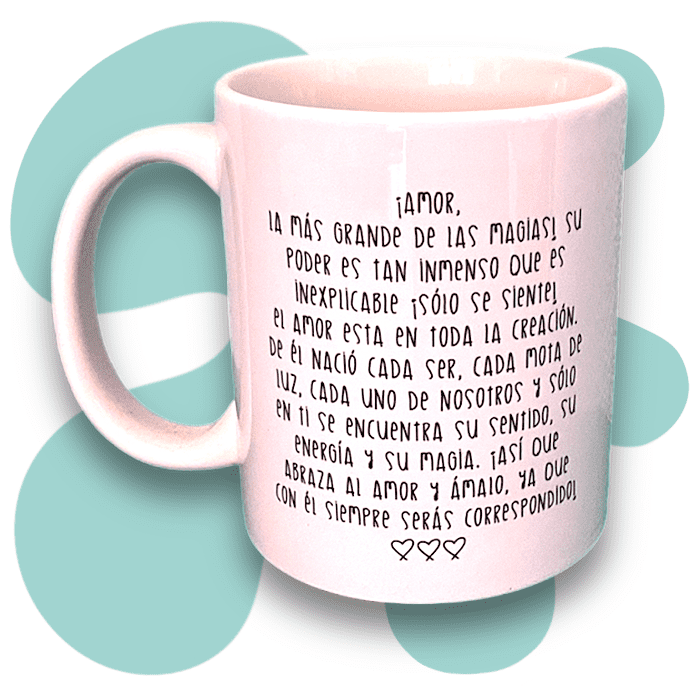 Taza ¡TEAMO, AMOR!