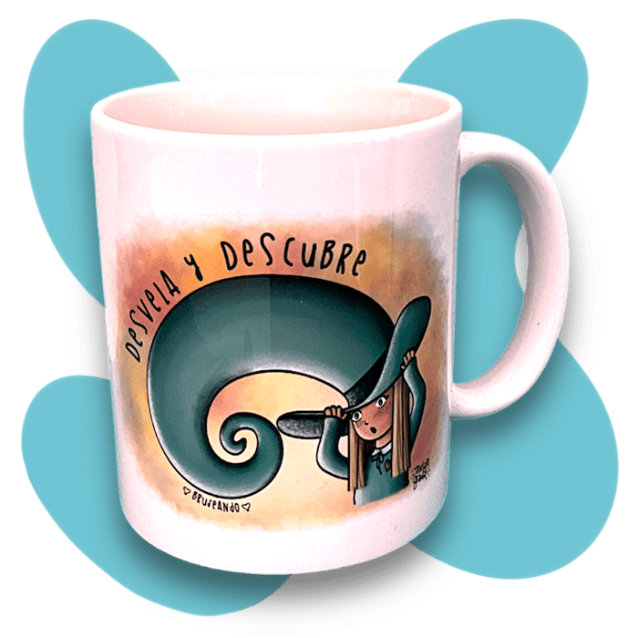 Taza DESVELA Y DESCUBRE