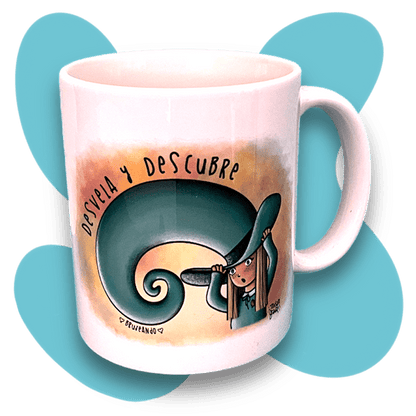 Taza DESVELA Y DESCUBRE